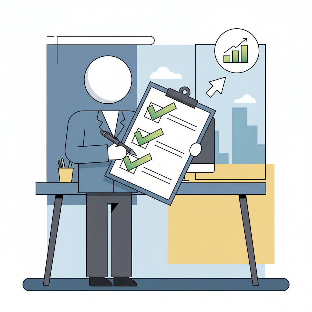 Here is the ALT text in sentence format:

Business setup checklist